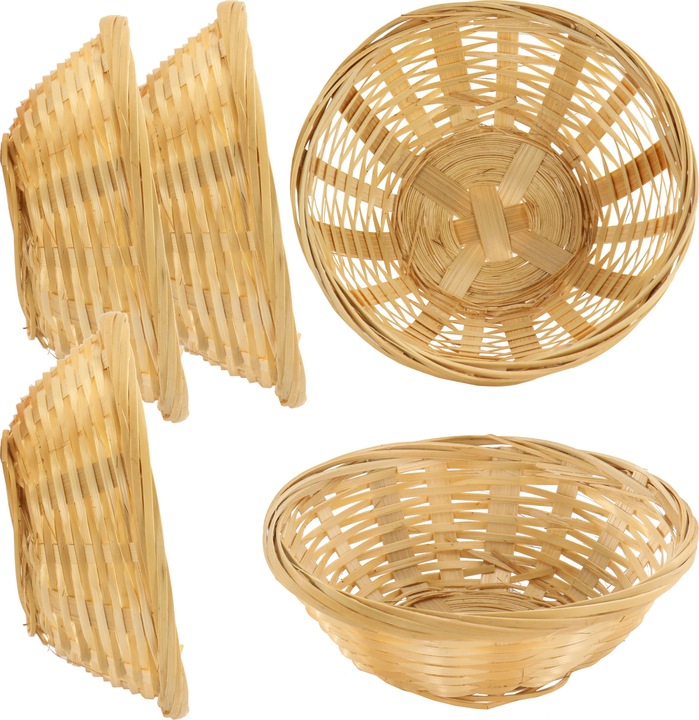 Produktbild trendmarkt24 Osterkorb (5 x, Ø 14 x 6 cm)