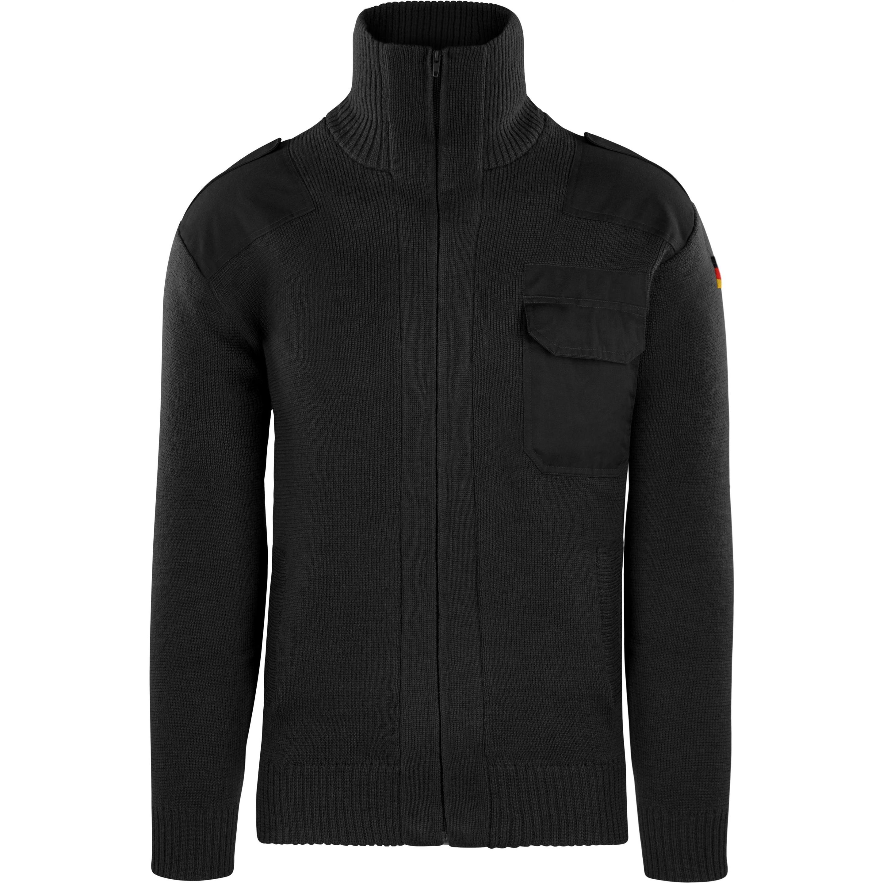 Normani, Herren, Pullover, Herren-Strickjacke Istrup - 1841, Schwarz, (3XL)