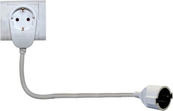 Produktbild REV Schutzkontakt-Verlängerung 3m Powersplit (3 m, CEE 7/3)