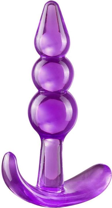 Produktbild Blush B Yours Triple Beaded See Through Soft Flexible Easy Insertion Comfortable Butt Plug - 3 1/4 I