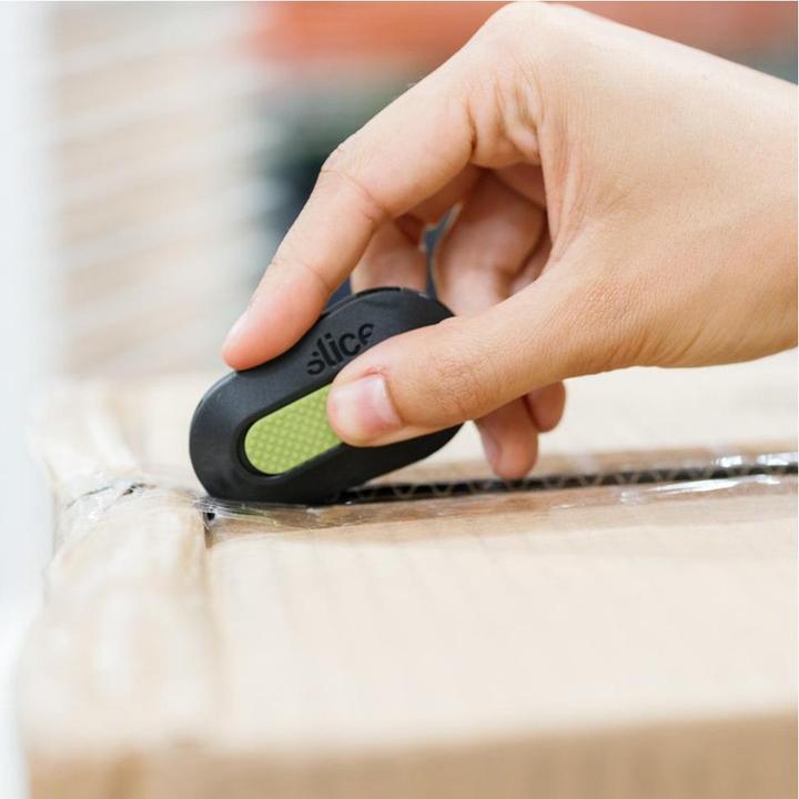 Image du produit Slice Mini-cutter avec retour automatique de la lame, noir/vert (Cutters)