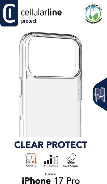 Productafbeelding Cellularline Clear Strong Case (Apple iPhone 17 Pro)