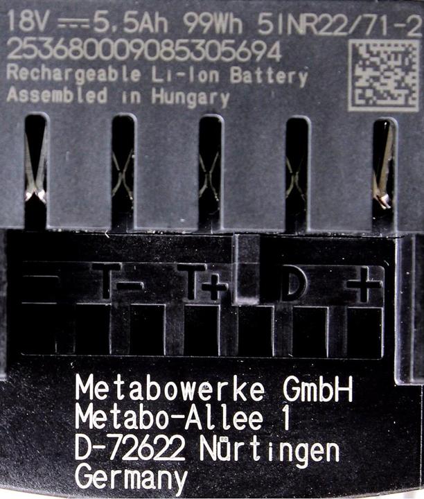 Produktbild Metabo Basis-Set (18 V)
