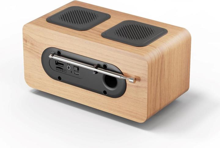 Image du produit Blaupunkt DR10CR Holz / Digitalradio / DAB+ / FM / RDS / Bluetooth / USB / microSD / 1800 mAh (DAB+ DAB, FM, Bluetooth)