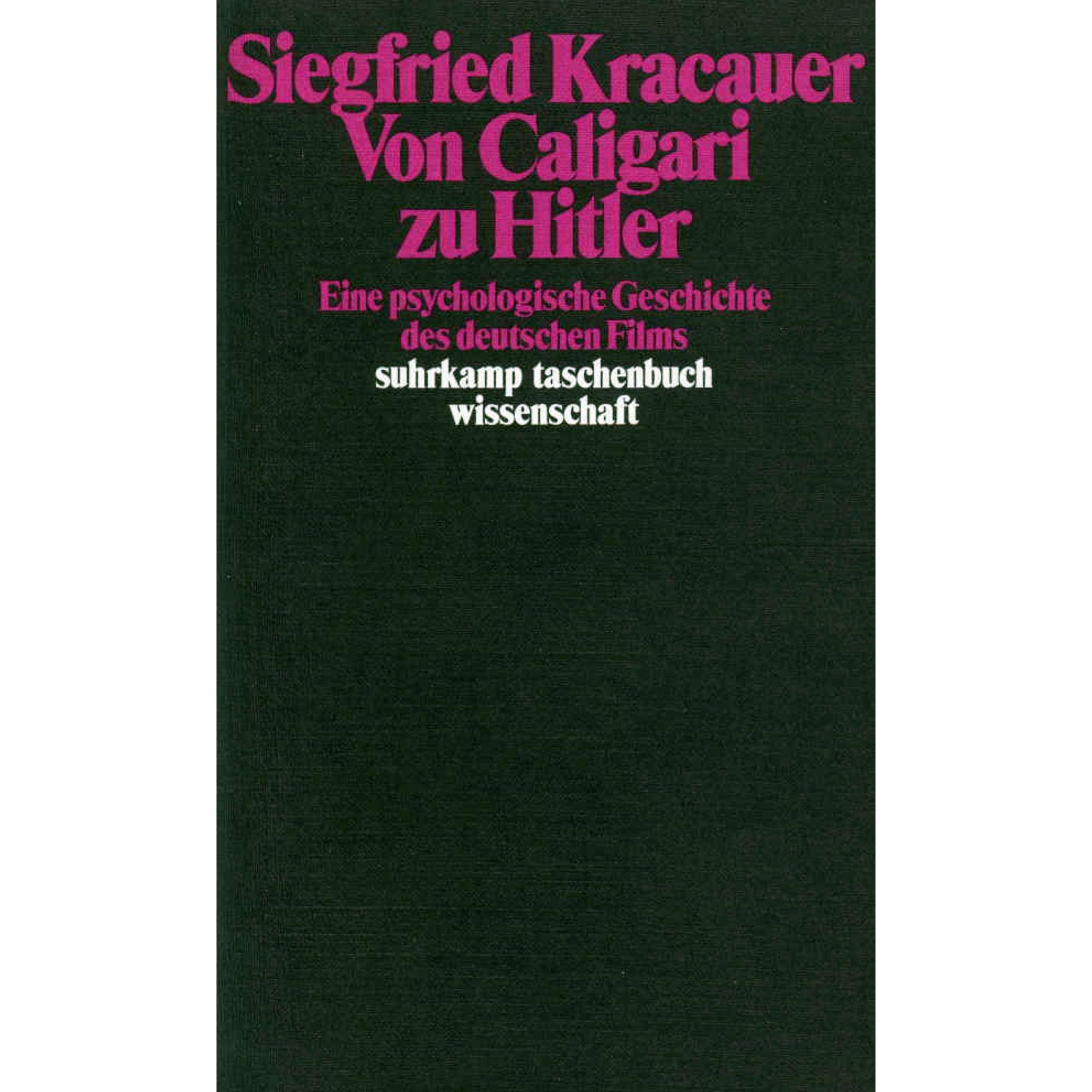 Von Caligari zu Hitler, Fachbücher von Siegfried Kracauer