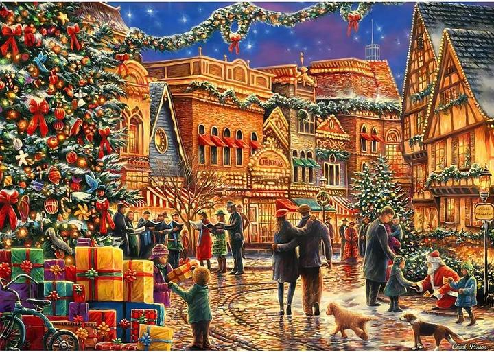 Immagine prodotto Bluebird Puzzle 2000 pezzi Natale in piazza (2000 pezzi)