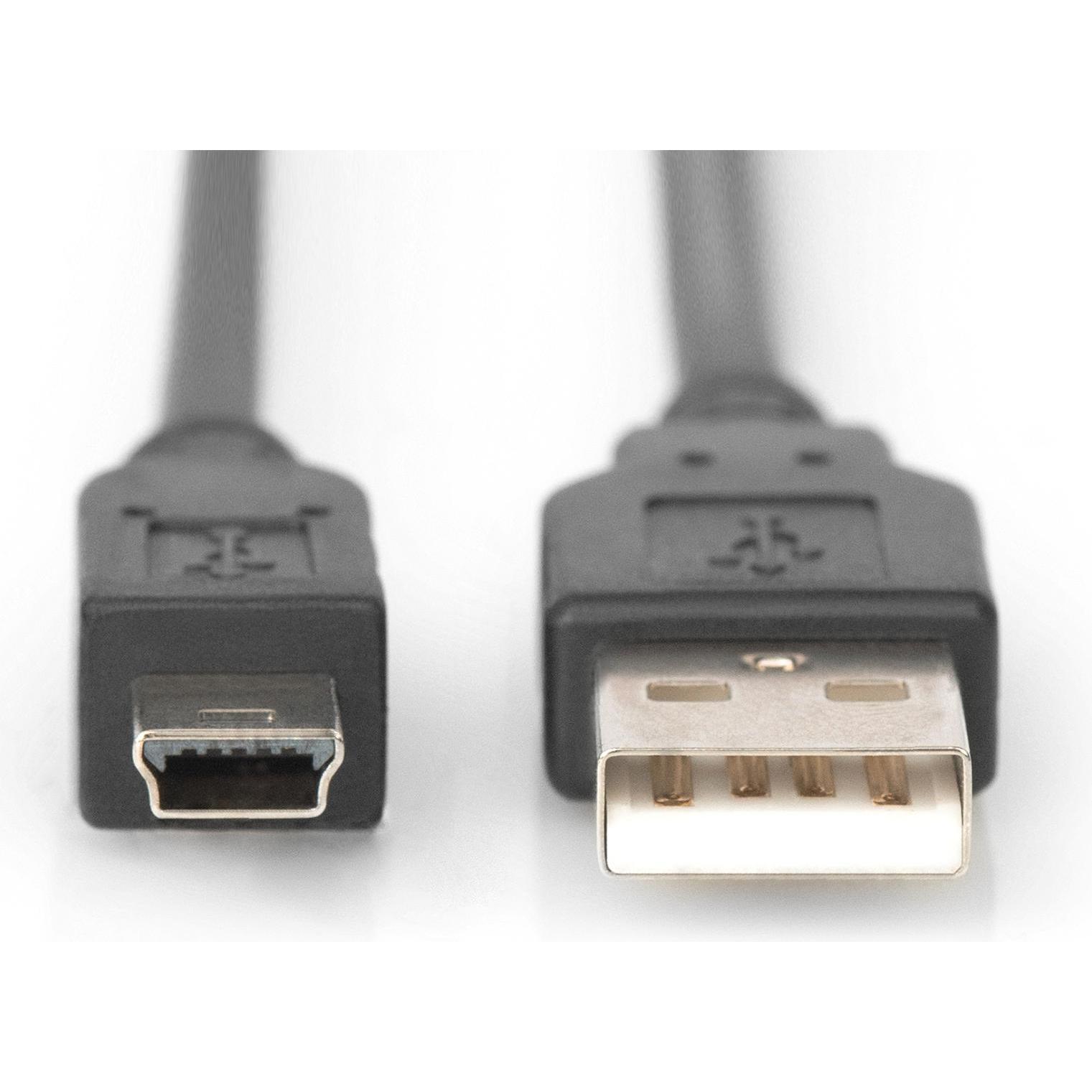 Thumbnail - Digitus AK-300108-030-S (3 m, USB 2.0), USB Kabel