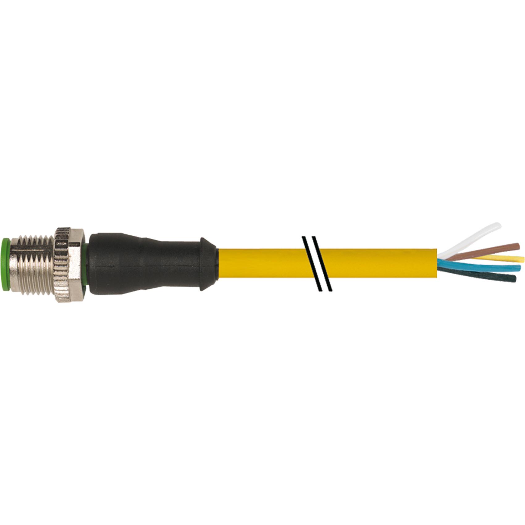 Murr Elektronik Stecker, Elektronikkabel + Stecker, Gelb