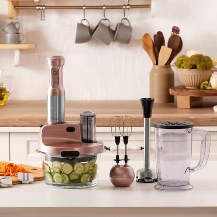 Actual product image Karaca Mastermaid ProSteel Food Processor with Glass Bowl and Anti-Splash Lid (2500 W)