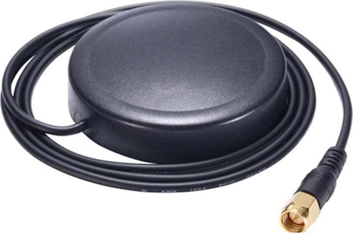 Moxa ANT-GPS-CSM-04-0.2M BK - Antenna GPS/GLONASS attiva a 1575 MHz da 4 dBi con connettore SMA (GPS)