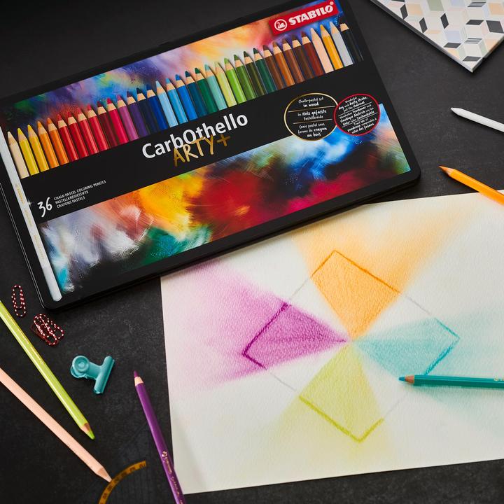 Produktbild STABILO CarbOthello Farbstifte ARTY, 48er Etui (Mehrfarbig, 48 x)