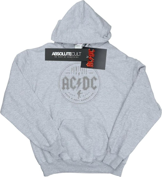 Produktbild AC/DC Rock N Roll Damnation Black Kapuzenpullover Mädchen (152, 158)