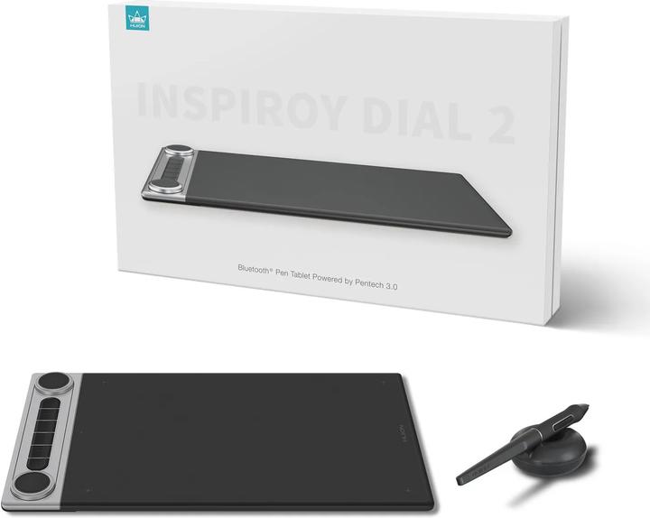 Productafbeelding Huion Bevielė grafinė planšetė Inspiroy Dial 2 (5080 lpi)
