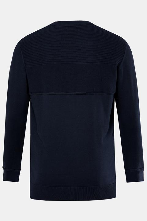 Produktbild Men+ Pullover, Strukurstrick, Badge (5XL)