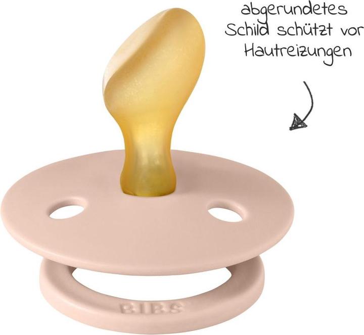 Image du produit Bibs Sucette Colour Latex (anatomique, 6-18 mois), Ivory & Blush (2 x, 6 - 12 M.)