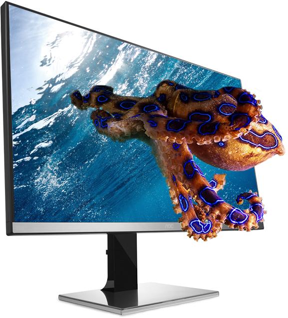Actual product image AOC Q2577pwq (2560 x 1440 pixels, 25")