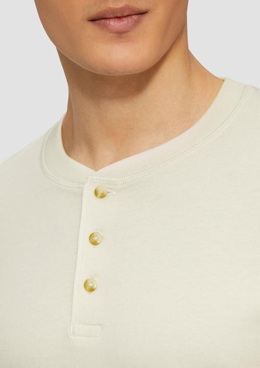 Immagine prodotto S.Oliver T-Shirt Langarmshirt mit Henleyausschnitt und Ärmel-Bündchen (XXL)