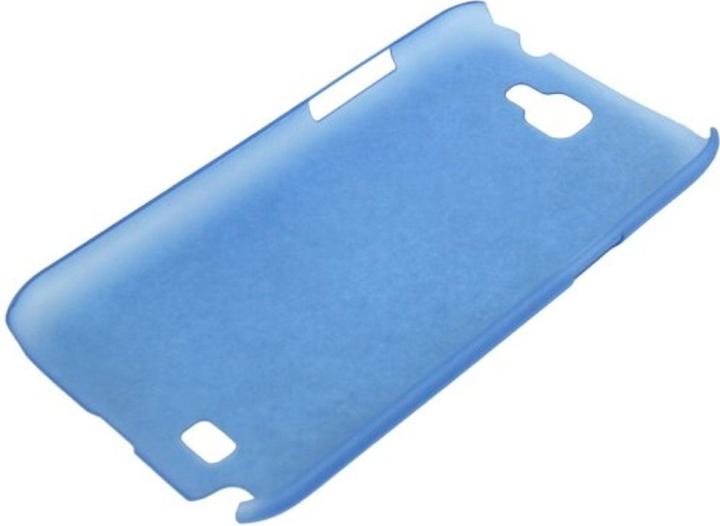 Produktbild König Design Schutzhülle Hardcase für Handy Samsung Galaxy Note 2 N7100 Blau/transparent (Samsung Galaxy Note 2 N7100)