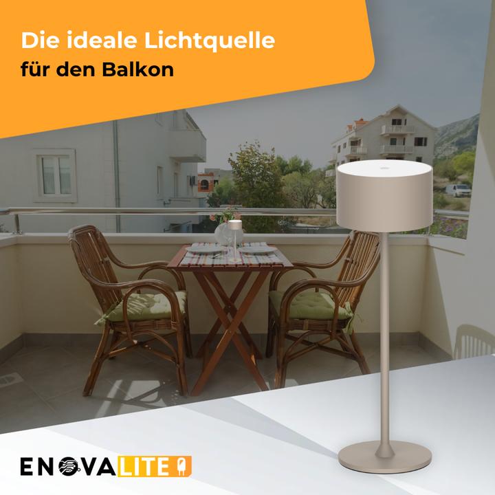 Produktbild Enovalite LED-Akku-Tischleuchte, ELED700401, EEK: D dimmbar, CCT, sand (150 lm)
