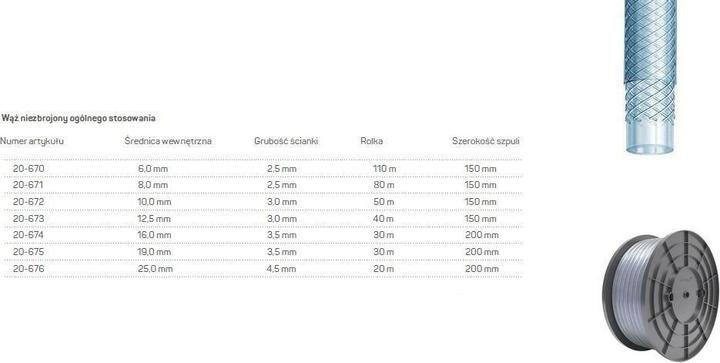 Cellfast GENERAL PURPOSE HOSE 16.0x3.5 30m, Reinforced