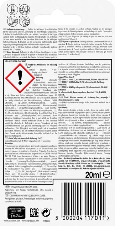 Actual product image Glade Relaxing Zen