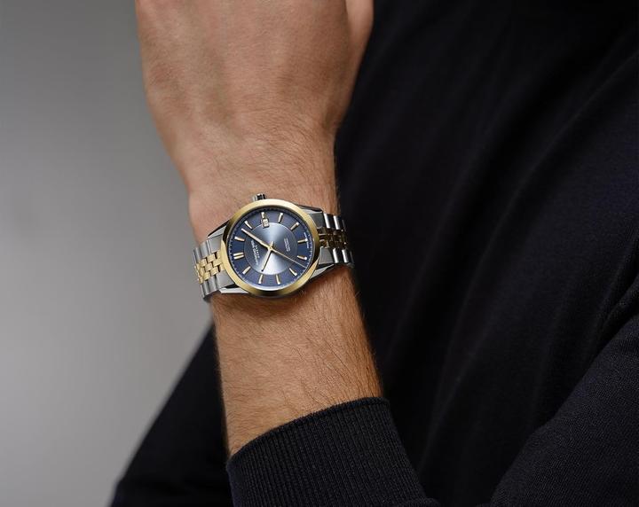 Immagine prodotto Raymond Weil Orologio automatico con quadrante blu, calendario e cinturino multicolore (38 mm)