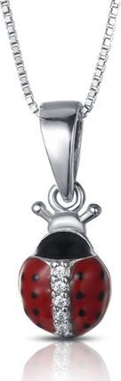 Immagine prodotto Moiss Ciondolo a forma di coccinella in argento P0000284 (L)