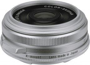 Actual product image Voigtländer Colour-Skopar 18mm / 2.8 asph. silver (Fujifilm X, APS-C / DX)