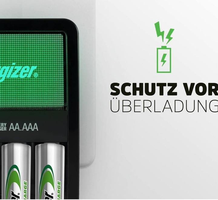 Produktbild Energizer Recharge Maxi (4 Stk., AA, 2000 mAh, Ladegerät inkl. Akku)