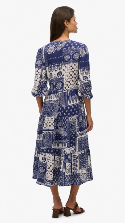 Produktbild Superdry Damen Midikleid mit Rüschen (S)