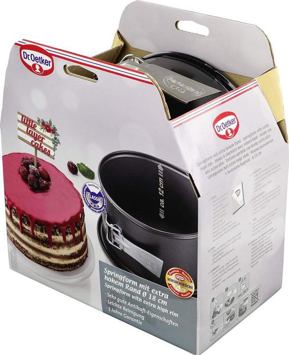 Produktbild Dr. Oetker Springform 'Back-Freude' (18 cm)