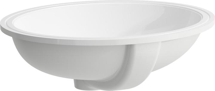 Actual product image Laufen Savoy built-in washbasin, installation from below, without tap hole, with overflow, polished (360 mm, 440 mm)
