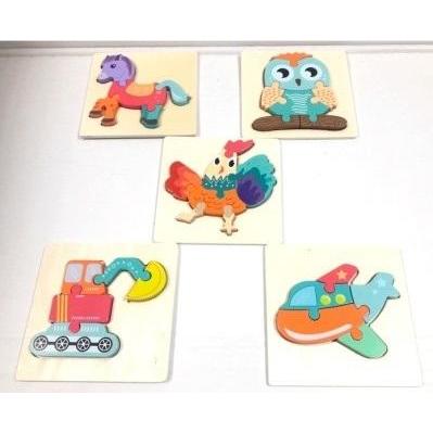 Teka Holzpuzzle-Tiere (47993575)