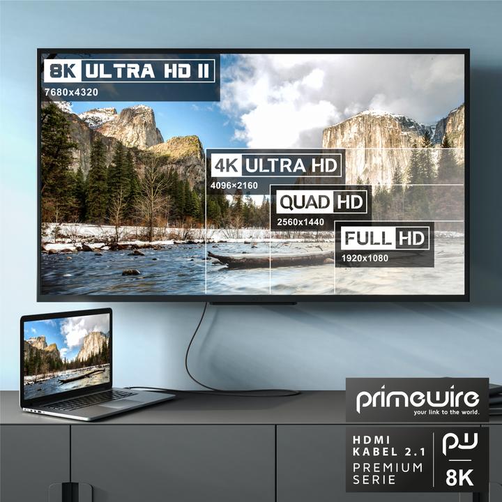 Image du produit Primewire HDMI (type A) - HDMI (type A) (5 m, HDMI)
