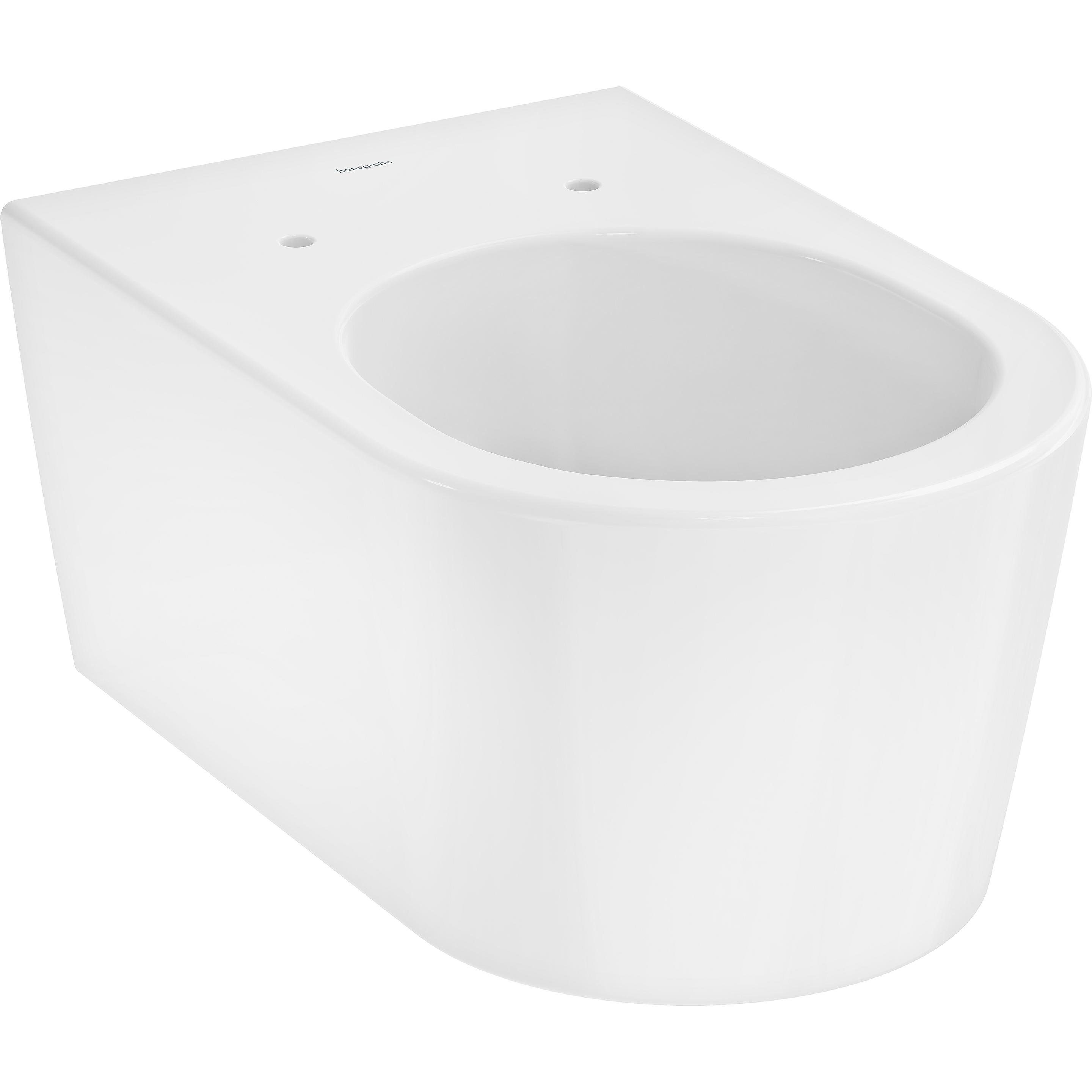 hansgrohe, Toilette, EluPura S WC sospeso 540 AquaHelix Flush, SmartClean, bianco, 540x360mm
