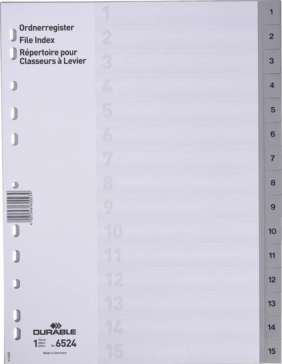 Image du produit Durable Registre des numéros