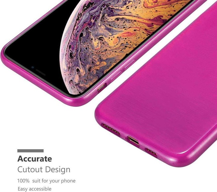 Produktbild Cadorabo TPU Brushed Cover (Apple iPhone XS Max)