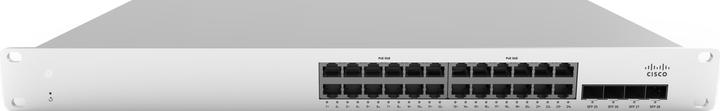 Produktbild Cisco Meraki MS210-24P 1G L2 Cld-Mngd 24x GigE 370W PoE Switch (24 Ports)
