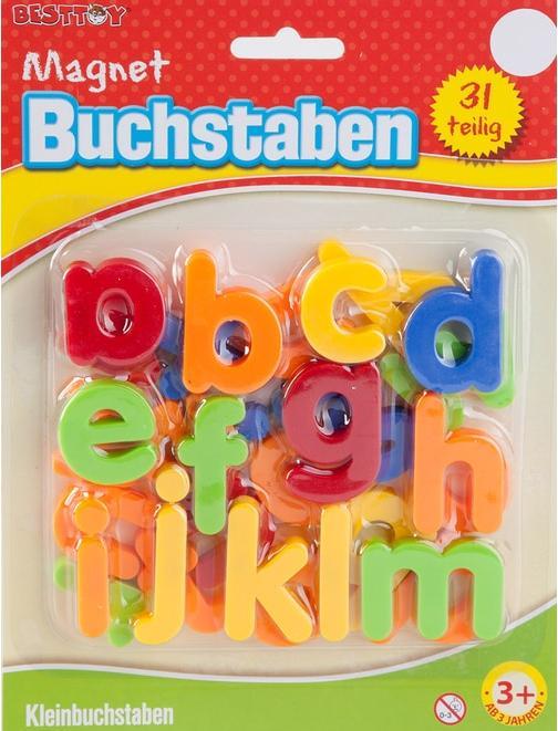 Besttoy Magnetbuchstaben klein - 31-teilig - (31x)