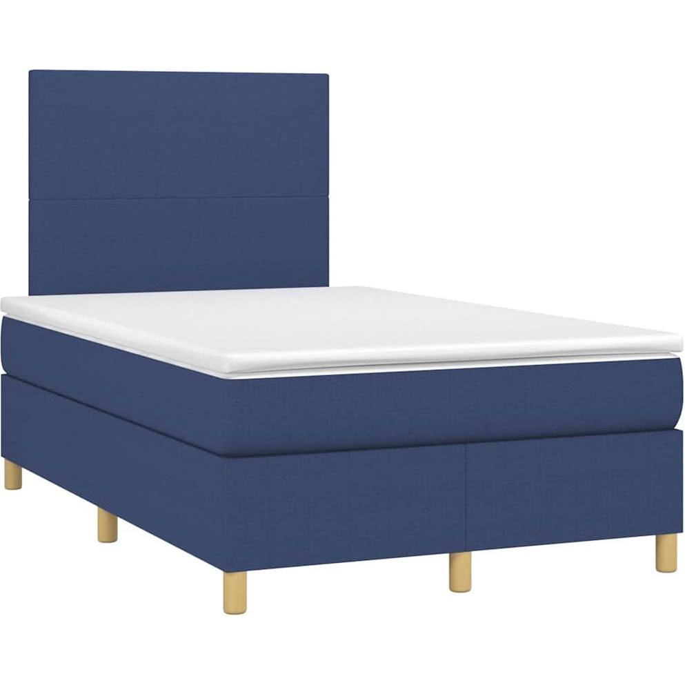 VidaXL, Bett, Bo x springbett mit Matratze & LED 120 x 190 cm Stoff (120 x 190 cm)