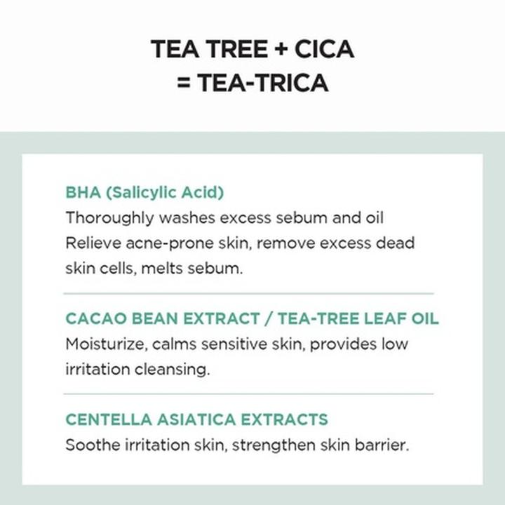 Actual product image Skin1004 Tea-Trica BHA (Cleansing Foam, 125 ml)