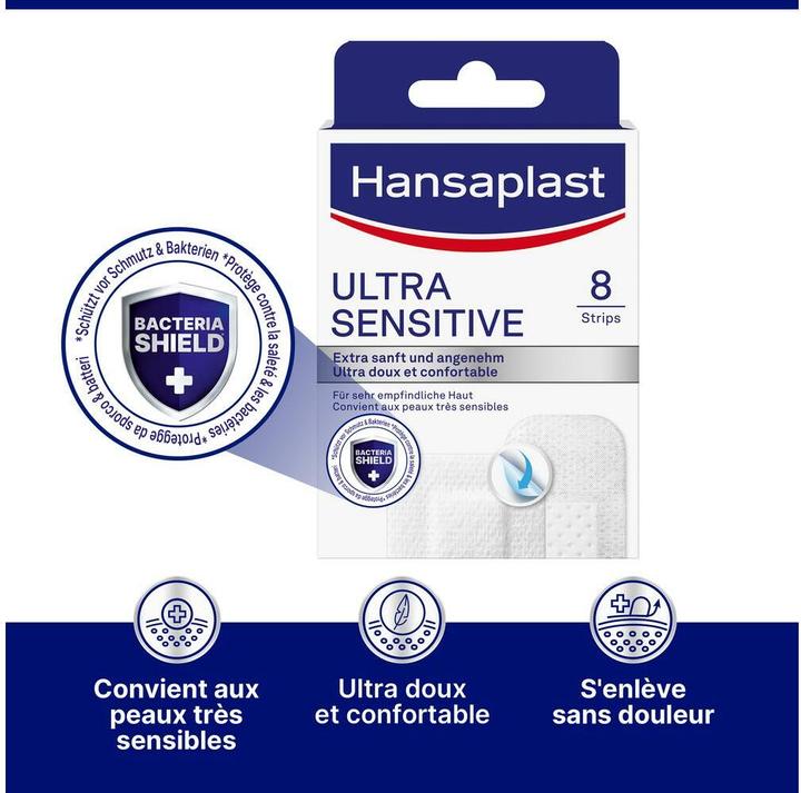 Produktbild Hansaplast Ultra Sensitive Strips (10x)