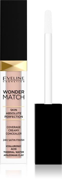 Actual product image Eveline Wonder Match Liquid Concealer 20 Peach 7ml