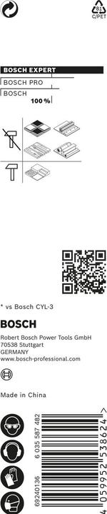Actual product image Bosch Professional Zubehör Expert HEX-9 MultiConstruction (3.0 millimetre)