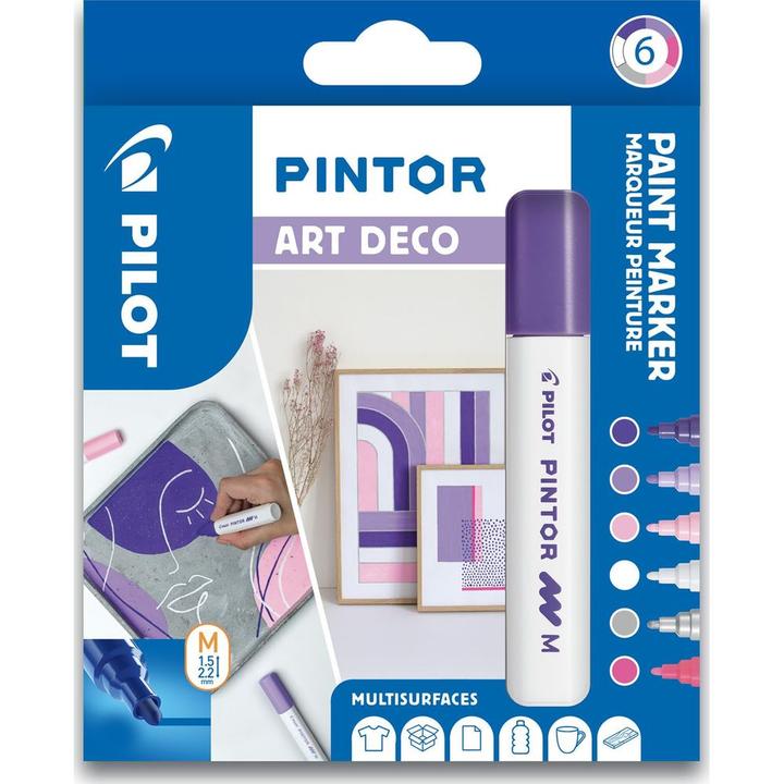 Image du produit Pilot Pintor Medium Set x6 Art Deco (6x)