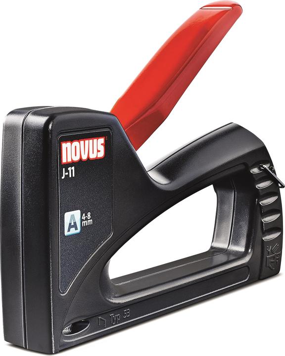 Actual product image Novus Tools J-11 030-0455 Hand tacker Staple length 4 - 8 mm