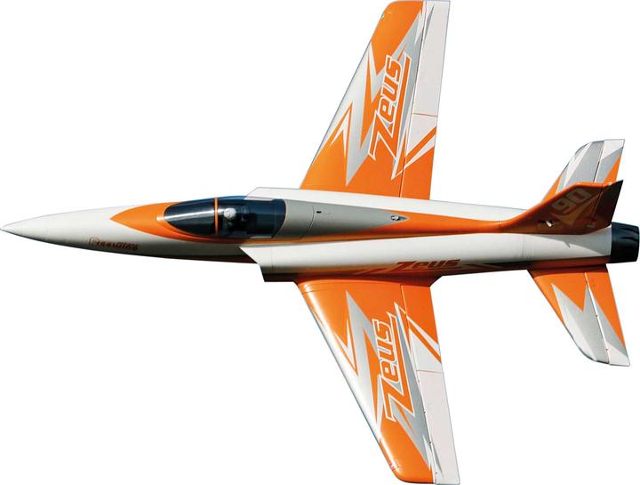 Freewing Zeus 90mm PNP 8S Sport jet EDF (Orange) (Jet)