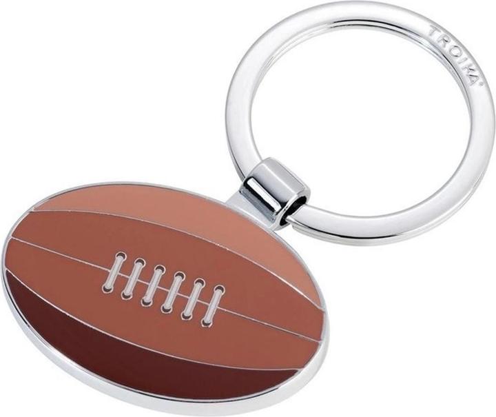 Actual product image Troika RUGBY Porte-clés ballon de rugby, marron/argenté