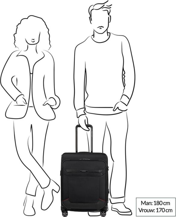 Image du produit Samsonite Pro-DLX 6 Trolley avec 4 roues Extensible 55cm (52.50 l)