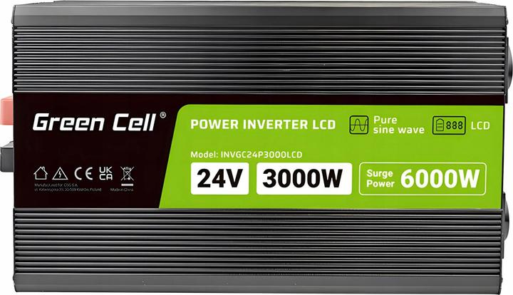 Actual product image GreenCell Przetwornica LCD /6000W Czysty sinus z wywietlaczem